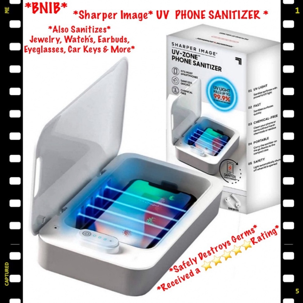 *BNIB* UV Zone Phone Sanitizer by *THE SHARPER IMAGE* Received 5 Star Rating*
